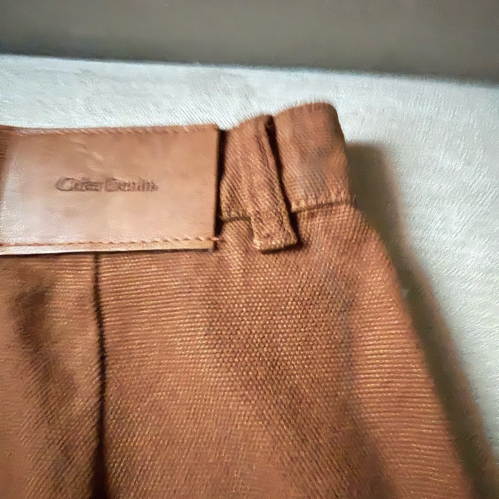 Cider Denim Brown Mini Skirt - Picture 4 of 7